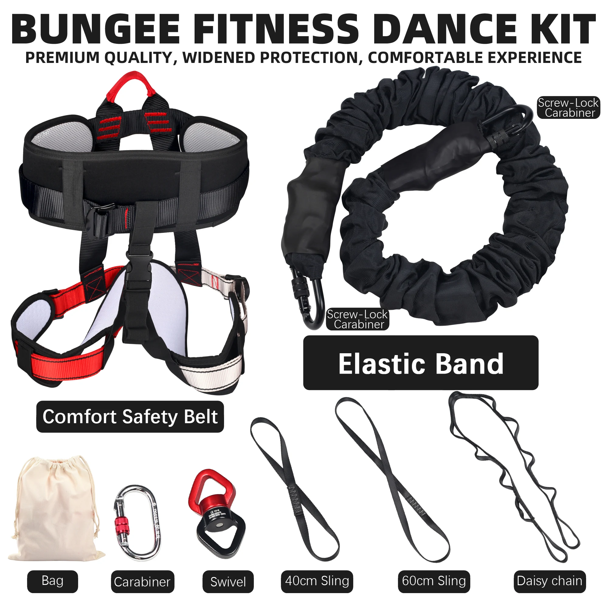 Dasking Zware Bungee Weerstand Band Set Grawyti Yoga Bungee Cord Weerstand Riem Set 4D Bungee Dance Touw Workout Fitness Thuis Gym Professionele Training Apparatuur Dasking Zware Bungee Weerstand Band Set Grawyti Yoga Bungee Cord Weerstand Riem Set 4D Bungee Dance Touw Workout Fitness Thuis Gym Professionele Training Apparatuur