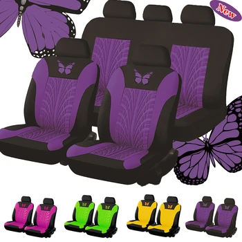 Coprisedili per auto alla moda Coprisedili per auto universali Coprisedili per auto Accessori interni per auto da donna (9 colori)