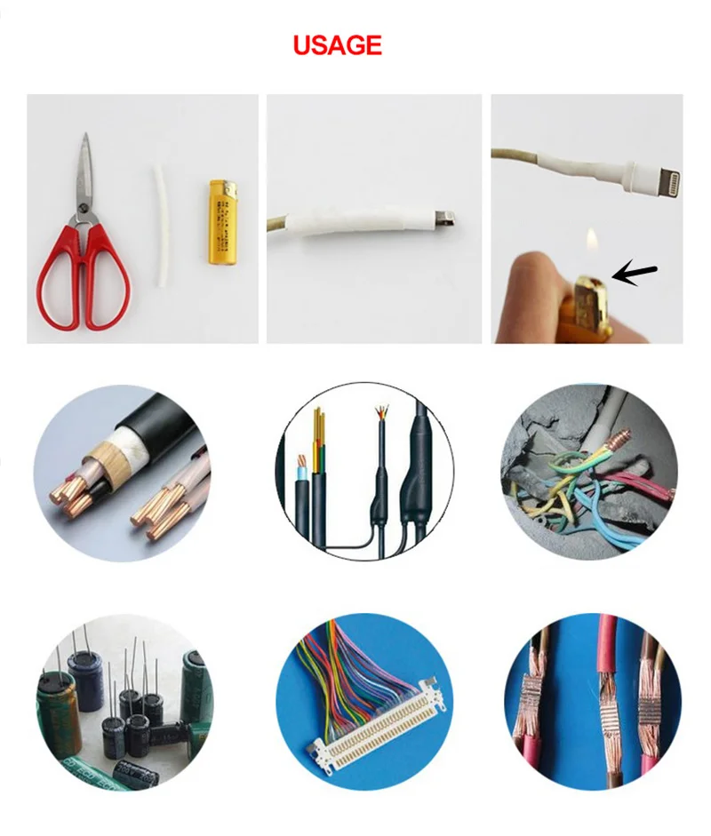 164pcs Set Polyolefin Shrinking Assorted Heat Shrink Tube Wire Cable Insulated Sleeving Tubing Set