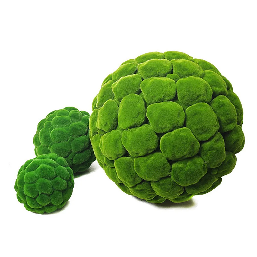 

10-25cm Artificial Plant Moss Ball Decorative Grass Balls Simulation Plants Balls For Home Outdoor Garden Bar Wedding Decoration