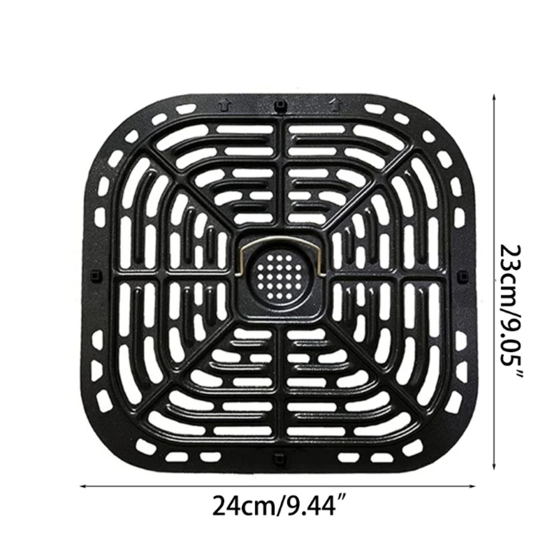 Air Fryers Crispers Plate Replacement Grill Pan Square Non-Stick Fry Coating Pan for Instant 6qt Dropshipping
