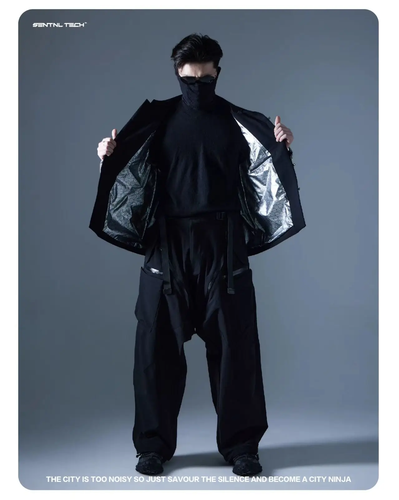 Silenstorm 25aw Functional tang suit jacket multipocket honeycomb inner material techwear aesthetic chinese style -