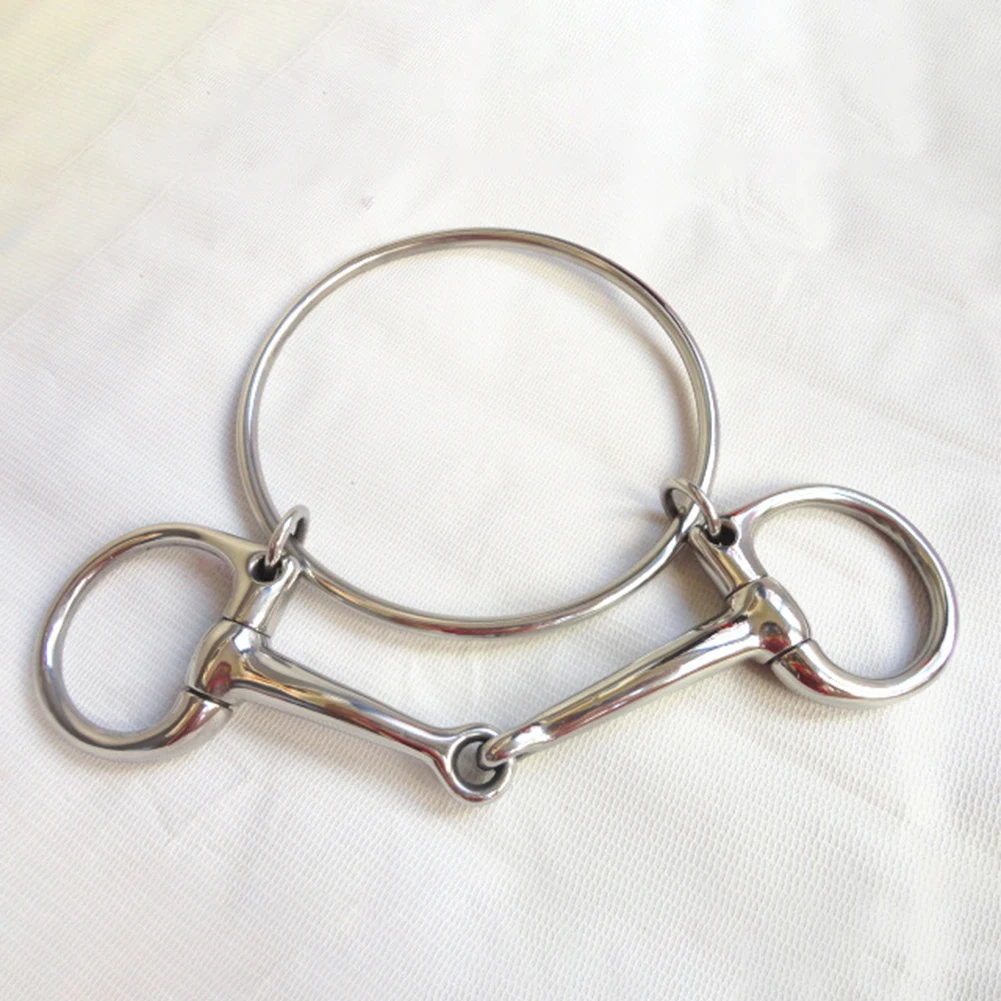

Saddles Horse Bit Stainless Steel Tack Bits Accessories 1pc Tool Durable Functional Polished Parts Sporting Goods