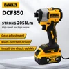 Dewalt DCF850 Cordless Impact Screwdriver Portable Brushless Electric Drill 205N.m Rechargeable 20V Battery Wireless Power Tool 2