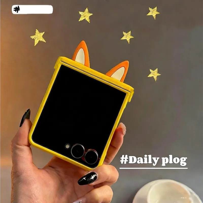 Adorable Fox Ears Hinge Protection Case