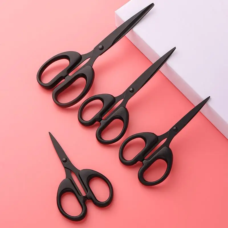 Pure Black Clippers Tailor Scissors Sewing Shears Embroidery Scissor Tools For Sewing Craft