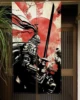 Japanese Bushido Spirit Door Curtain Sun Samurai Kitchen Bedroom Izakaya Doorway Door Curatin Partition Half Curtain Home Decor 4