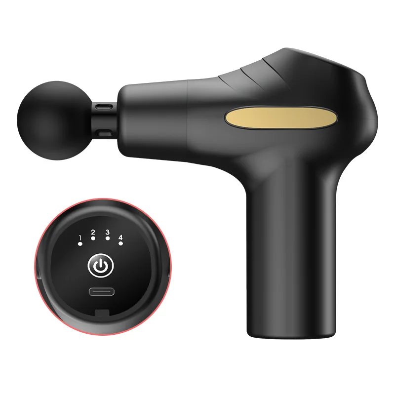 

Portable Massage Gun LCD Display muscle gun Percussion Massager For Neck Body Deep Tissue Muscle Relaxation Pain Relief Fitness