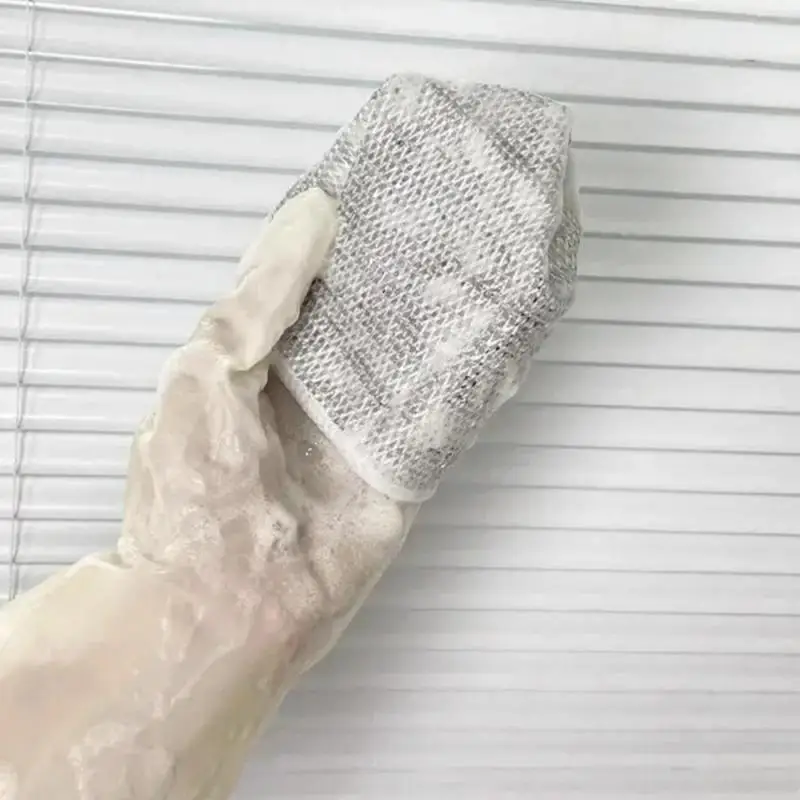 Silver Wire Rag Cleaning Cloth Grid Non-stick Oil Rag Kitchen Stove Dishwashing Pot Cleaning Cloth cleaning cloth,dish cleaning cloth,microfiber dish cloth,dish cloth,towel cleaning cloth