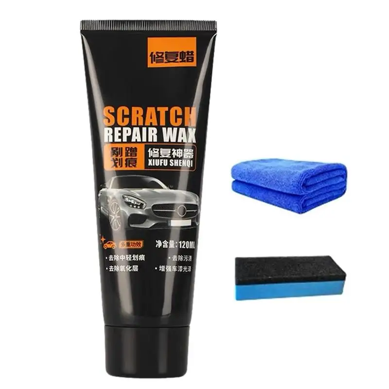 

Car Scratch Remover Wax Auto Swirl Restorer Automobile Body Grinding Compound Universal Paint Care Tool For Vehicles Motorcycle