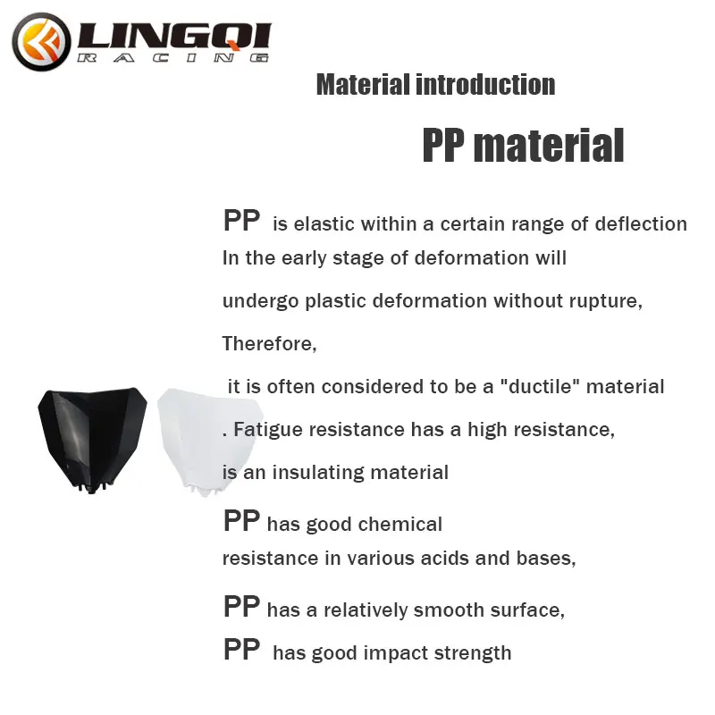 LINGQI Pit Dirt Bike Number Plate Fairing Front Plastic Motorcycle Holder Plates Name Panel motorcycle number plate fairing For Kayo T4 Parts Motocross Off Road