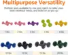 7085-c31384.jpg Set of 2 20 lb Dumbbells with Anti Slip Anti roll Shape (Dark Green)