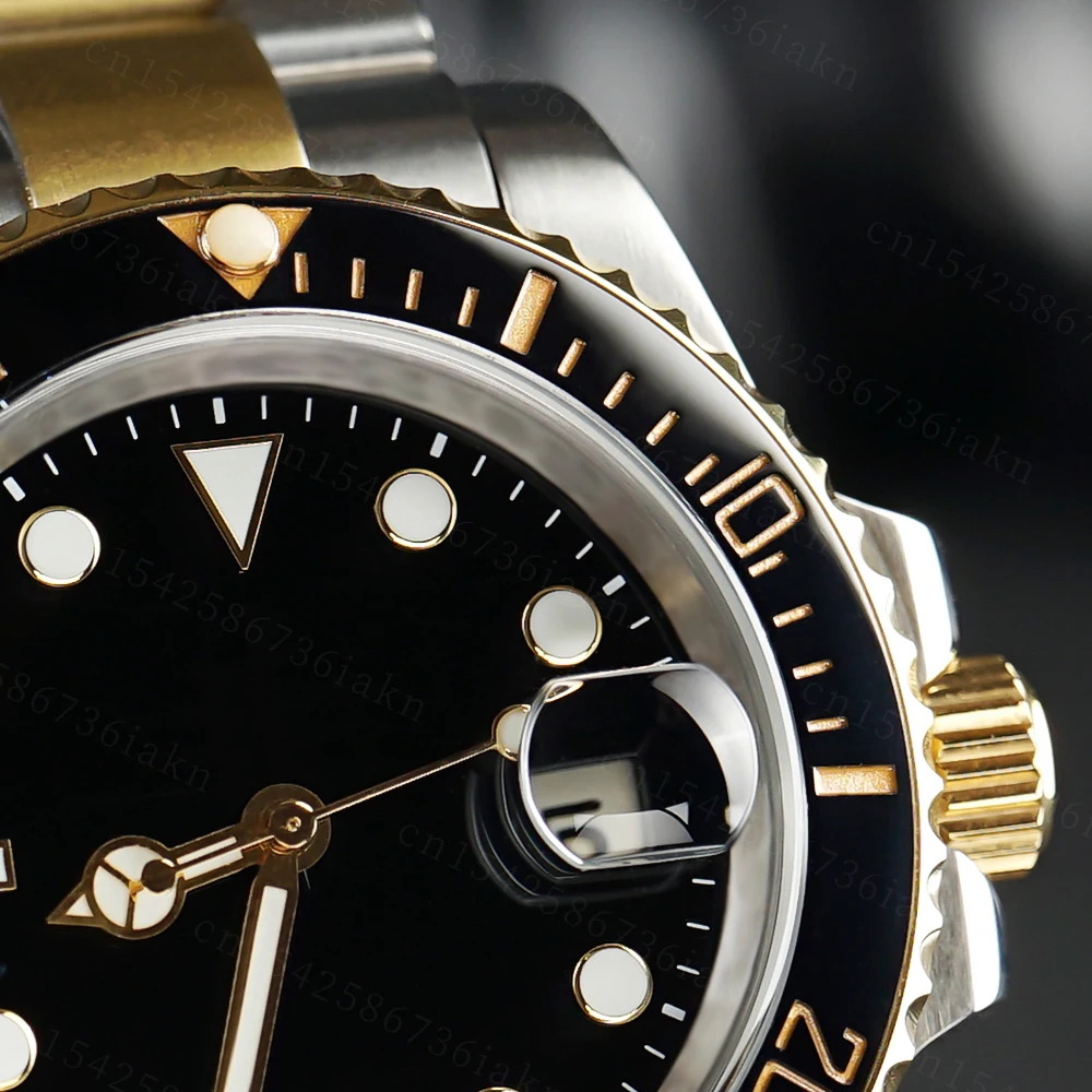 2022 Fashion New 40mm Men's Leisure Sports Sapphire Mirror Stainless Steel Material Waterproof Automatic Mechanical Watch