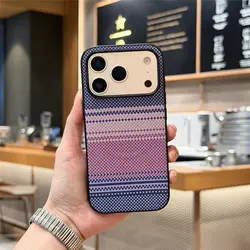 Premium Magnetic Wireless Charging Back Cover - Luxury Edition for Nothing Phone 4A Pro (Pink purple)