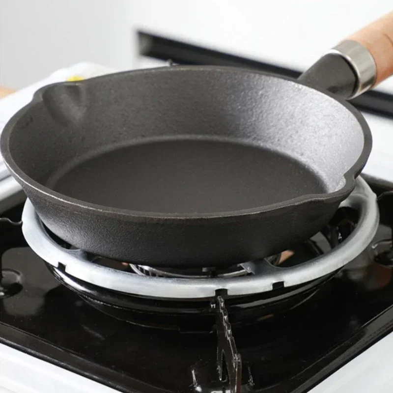 Kitchen Non Slip Universal Gas Stove Bracket Cast Iron Stove trivets Cooktop Range Pan Holder Stand Milk Pot Holder for Gas stove pot holder bracket cooker support rack gas stove pad