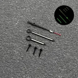 Green Luminous Dial Hands for Watch Accessories and Maintenance Tools - 32.5MM (Black and white)