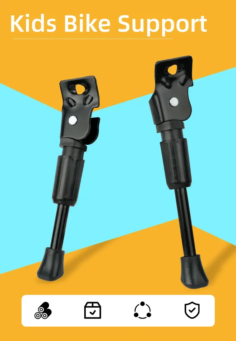 Description Picture 2 of itemKids Bike Kickstand Parking Stand Foot Brace Children Bicycle Side Support 12/14/16/18/20 Inch