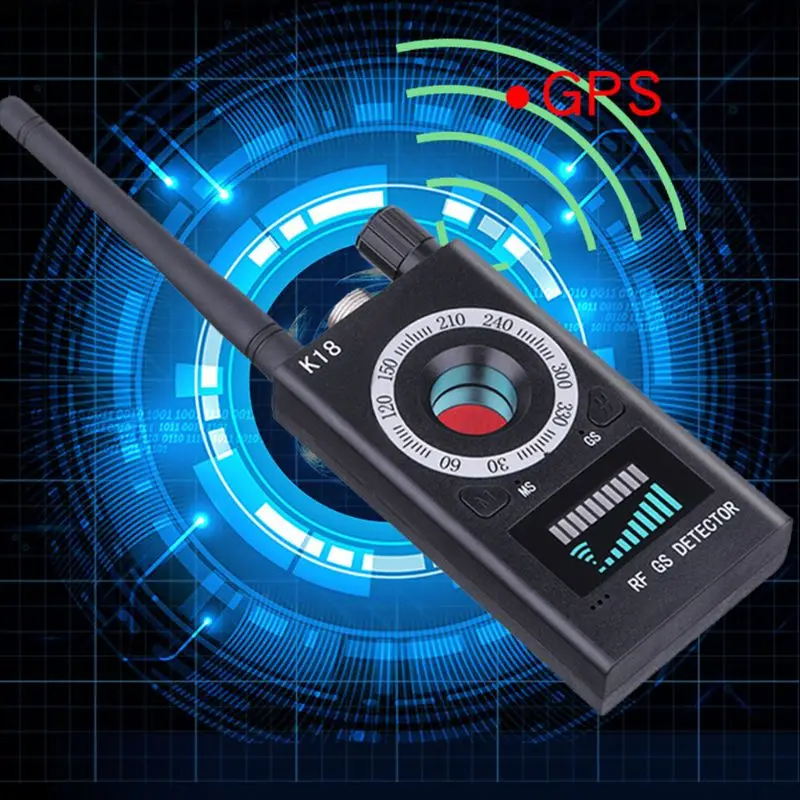 1MHz-6.5GHz K18 Anti RF Detector Camera Wireless Bug Detect GSM Listening Device Finder Radio Scanner