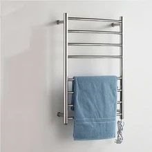  304 Stainless Steel Electric Towel Rack Heated Towel Rail Smart Home constant temperature Towel Warmer 780*520*125mm 110V/220V 