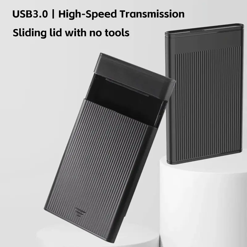 2.5 인치 하드 드라이브 케이스, USB 3.0/ 3.1 마이크로 C 타입 도구, 무료 외장 하드 디스크 인클로저, 노트북 PC용 솔리드 스테이트 SSD