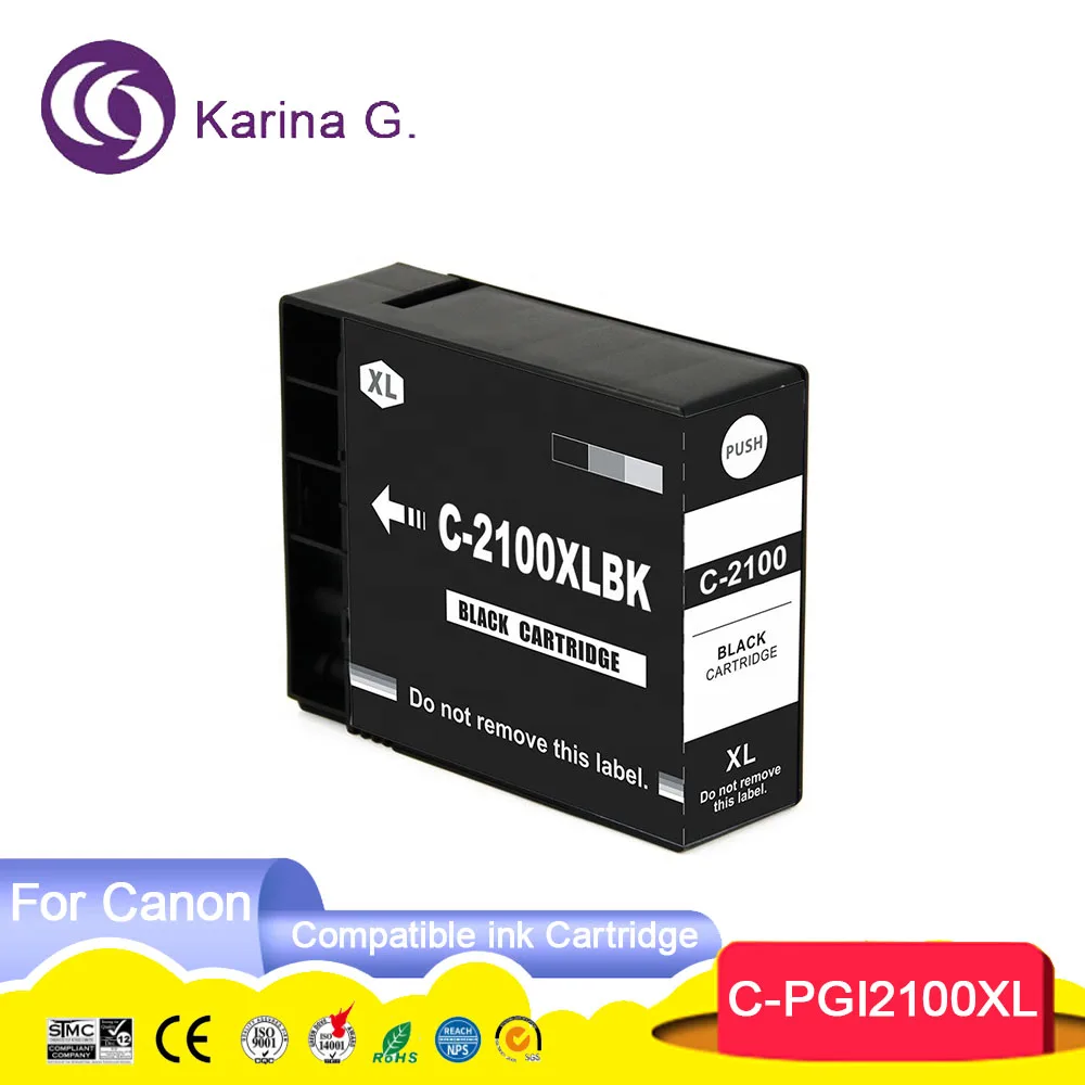Compatible For PGI2100 PGI-2100 PGI2100XL ink Cartridge Full ink For MAXIFY Ib