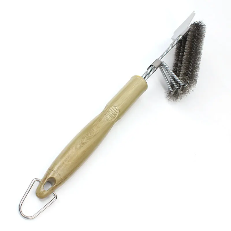 Stainless Steel Barbecue Brush, Barbecue Decontamination Equipment, Steel Wire Brush Tool