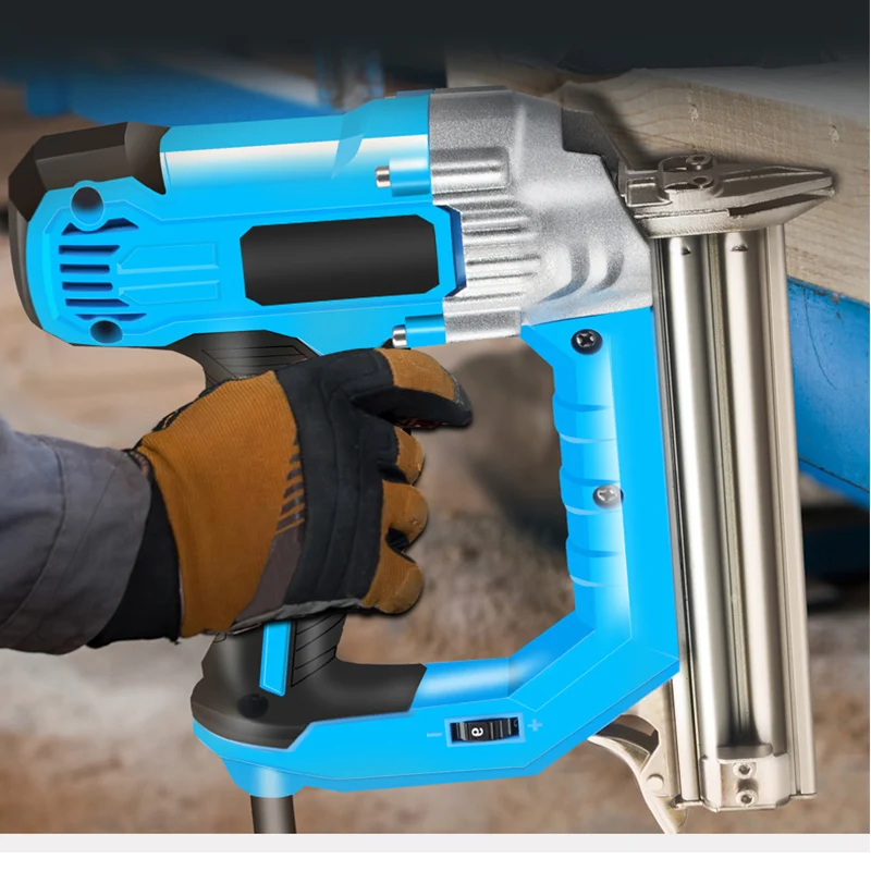 Electric Nail Gun 220V 2300W Woodworking Tools Electrical Straight Staple Nail F30/F25/F20/F15 Furniture Nailing Stapler Shooter 3
