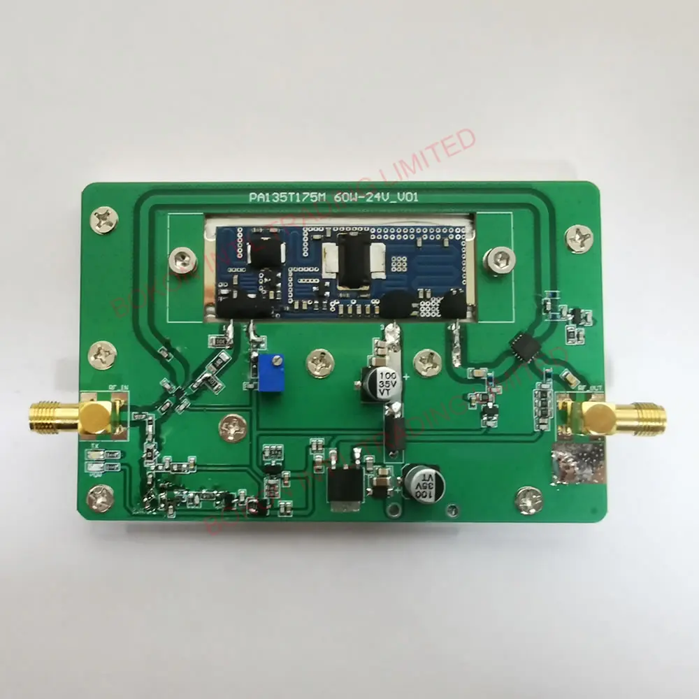 60w-330mhz-to-520mhz-24v-mobile-radio-power-amplification-60-watts-24-volts-330-520mhz-sma-connector-communication-radio