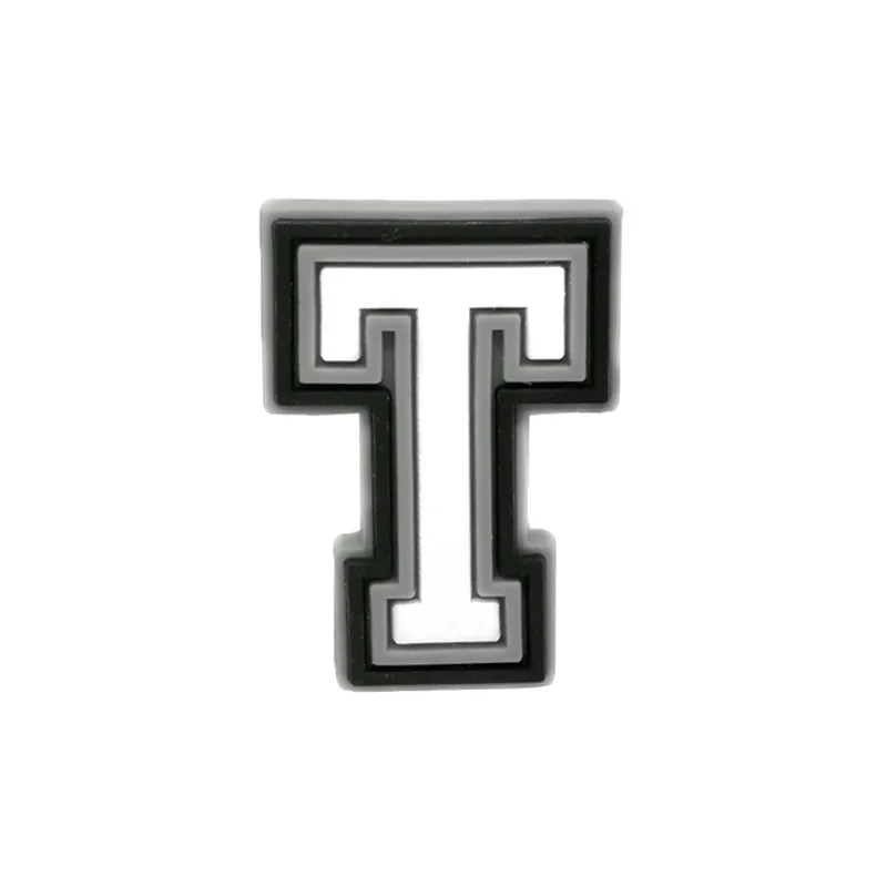 Wholesale PVC Shoe Accessories - White Letter Name Badges for Clogs, Pins, and Decorations