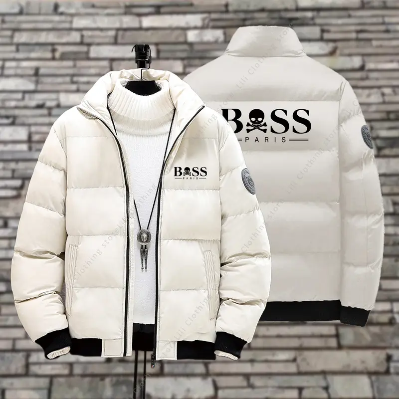 Mens Winter Jackets 2026 New Thick Warm Parkas Puffer Jacket Bomber Jacket Down Coats Fashion Designer Clothes Men Down Jackets - Image 6