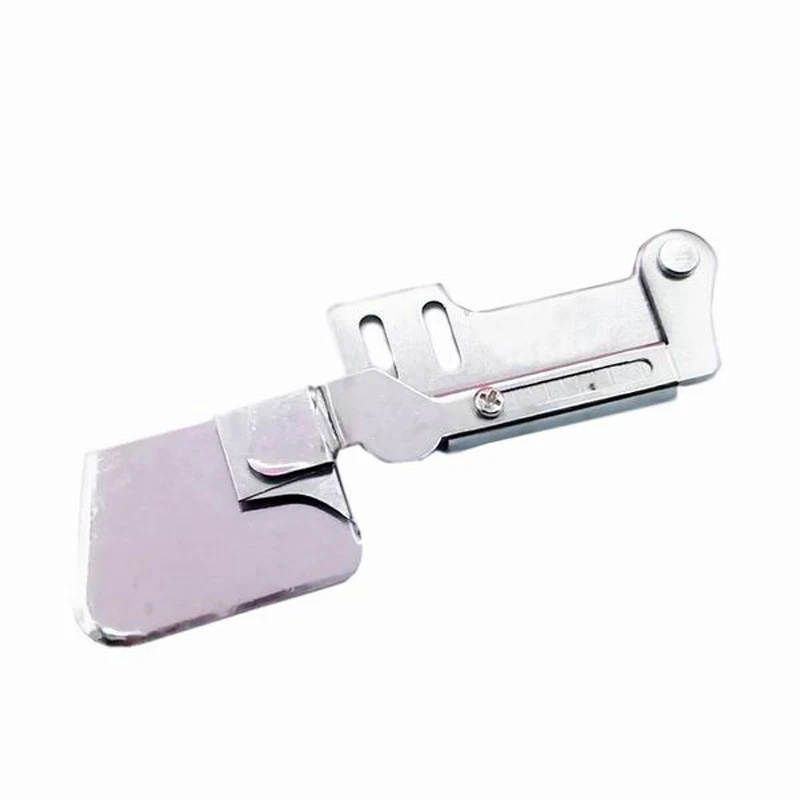 Industrial Sewing Machine Presser Foot, Hemmer Attachment Folder, Hem  Curler Installed On Needle Plate, Pull Tube, Crimping