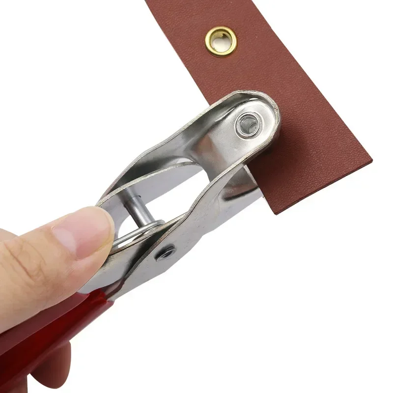 4mm Eyelet Setter Puncher Kit Leather Hole Plier Buckle Fixation Sewing Tool Watchband Strap Household Leathercraft Accessories Leather Hole Puncher Leather Sewing Kit Leather Hole Punch Leather Punch Tool Round Hole Punch Cutter Set Hole Punch Cutter Set Round Hole Punch Set Eyelet Installation Punch Tool Rivet Punch Tool