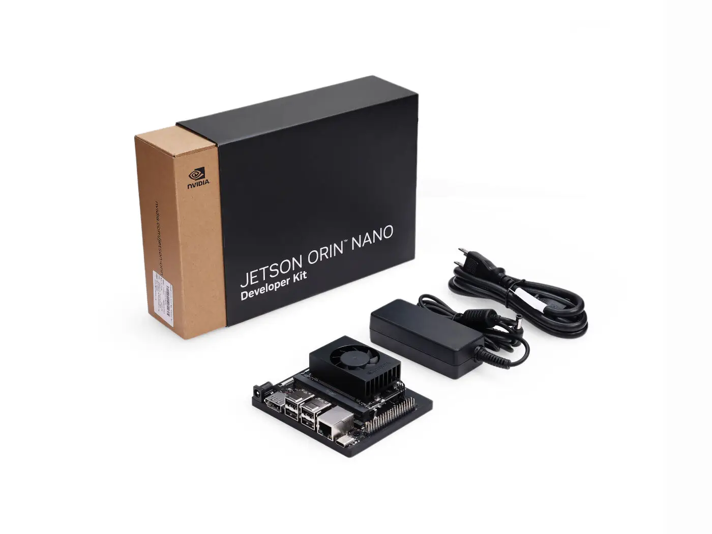 NVIDIA NVIDIA ® Jetson Orin Nano Super Developer Kit 8GB Moduł 67 TOPS Kompaktowa Płytka Edge AI WiFi Port USB3.2 Gen 2, 2x M.2 Key M na SSD