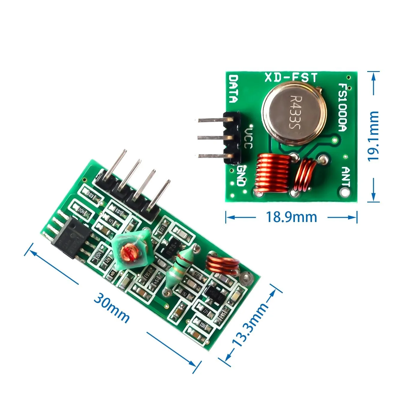 1pair RF Wireless Receiver Module & Transmitter Module Board Ordinary Super Regeneration 315