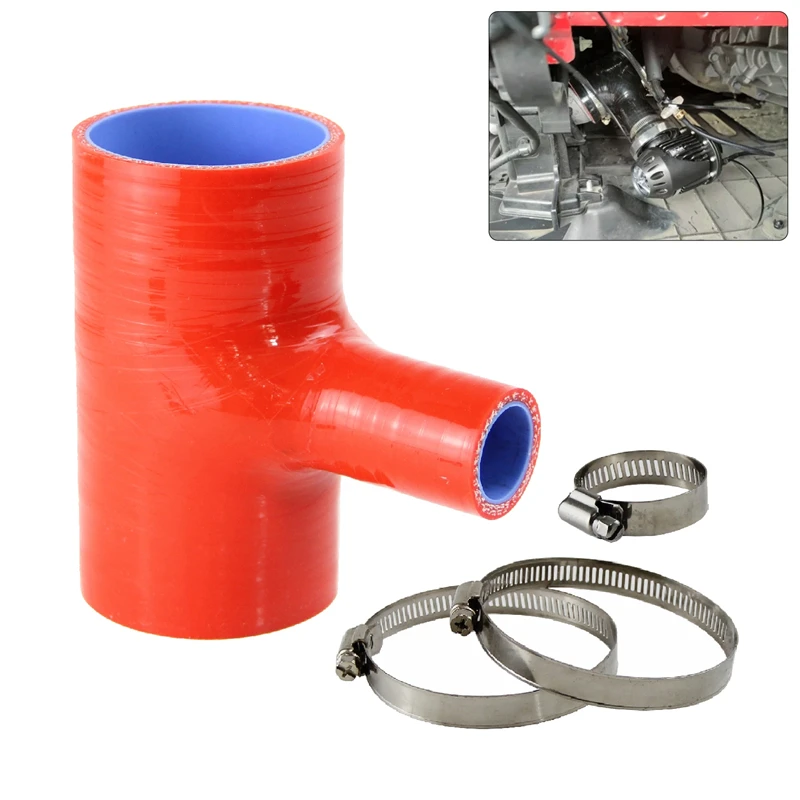 Silicone Hose T-piece T Shape 63mm 2.48 For 25mm Id Bov 3 Way+