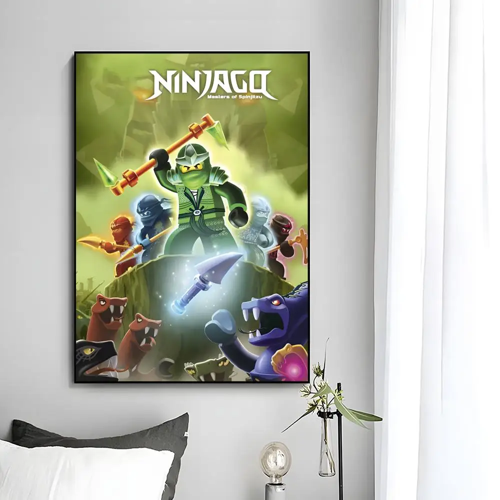 Adventurous Ninjago Poster Wall Art Print - Decorative Mural Home Decor Gift (Unframed)
