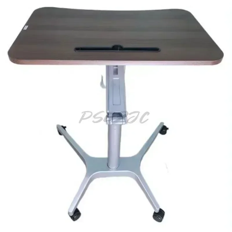 Household Office Pneumatic Simple Computer Desk Standing Desk Movable Lifting
