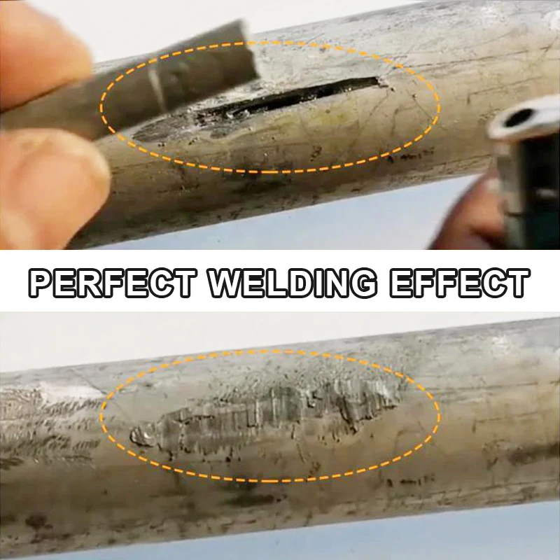 Aluminum welding rods Universal Powder Cored Welding Aluminum Rod Low Temperature Easy Melt Aluminum Soldering Welding Rods No Need Solder Weld Tools