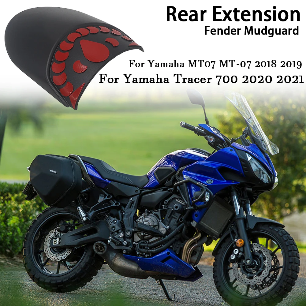 

Переднее крыло мотоцикла, заднее удлинение, брызговик для Yamaha Tracer 700 2020 2021 для Yamaha MT07 MT-07 2018 2019-
