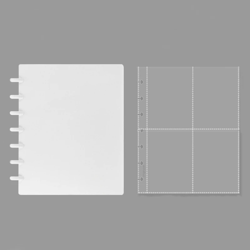 Classeur de carte Photo Transparent en acrylique A5, classeur détachable DIY, Album Photo à feuilles mobiles, classeur Kpop d'album en acrylique à 6 trous  15