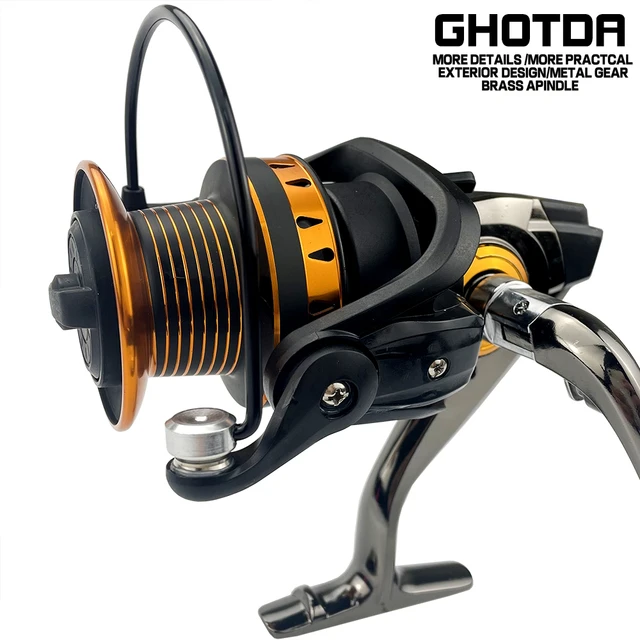 Spinning Reel 8+1 Ball Bearing Max Drag Long Cast Powerful Fishing Reel  Fishing Tackle Large Oblique Cup Long Throw Fishing Tool - AliExpress