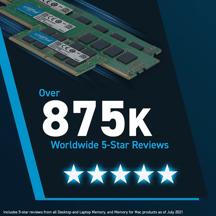 Оперативная память Crucial DDR5 4800 МГц 16 ГБ 32 ГБ CL40, оригинальная ...