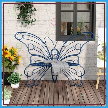 Butterfly Iron Garden Bench 1