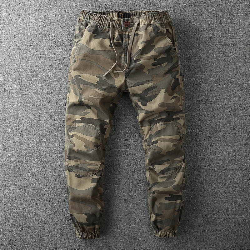 

Men's Camouflage Casual Pants Tactical Military Style Spring Ankle-length Pants Sporty Hiking Pants Fashion Cargo Pants