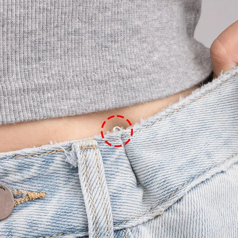 Adjustable Metal Jeans Buttons for Men and Women
