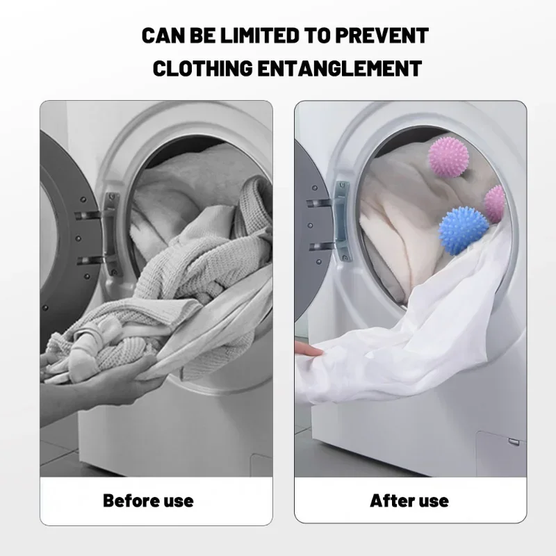 Magic Laundry Ball Reusable PVC Solid Cleaning Ball 5/1pcs Household Cleaning Washing Machine Clothes Softener Tools laundry ball