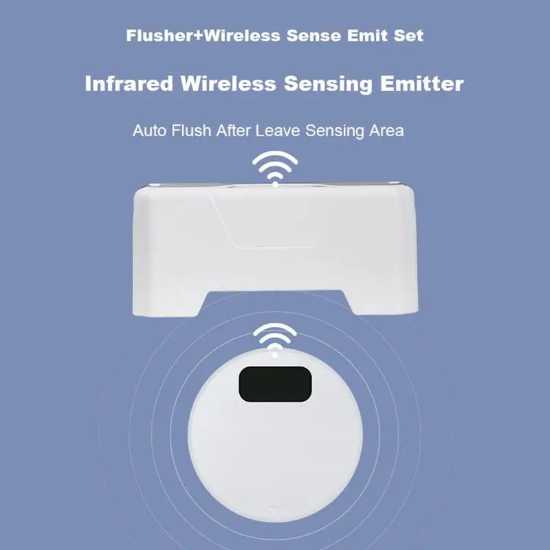 Touchless Toilet Smart Flusher Automatic Toilet Flush Sensor Intelligent Flushing Device for household Most Toilets accessories toilet automatic flusher