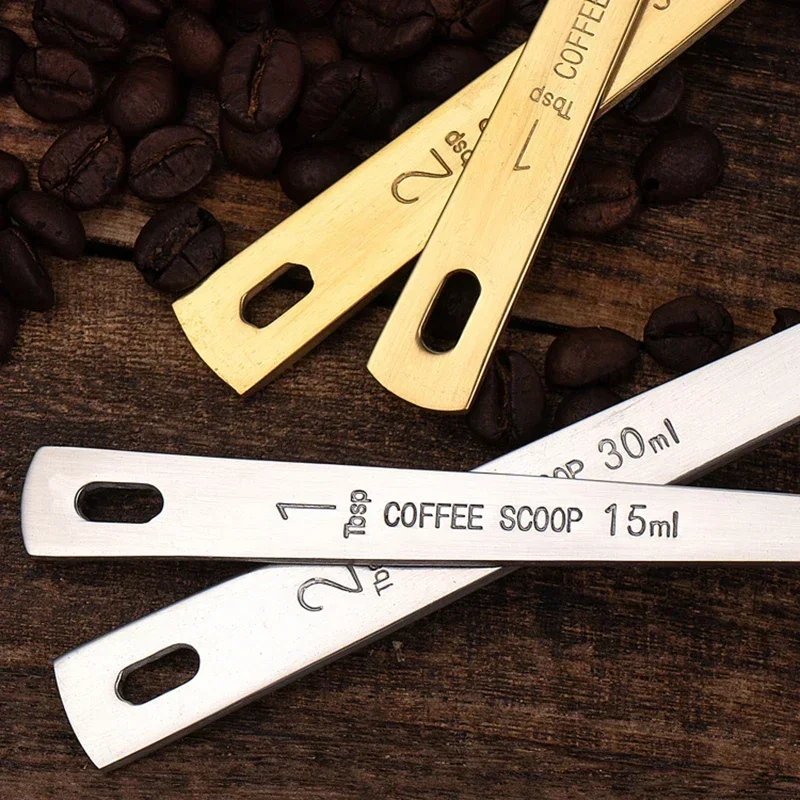 Cucchiai Dosatori Caffè In Acciaio - 2 Pezzi Da 30ml Per Cucina