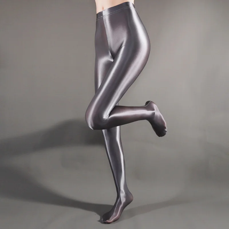 Cotton Candy - Glossy High Waist Spandex Tights