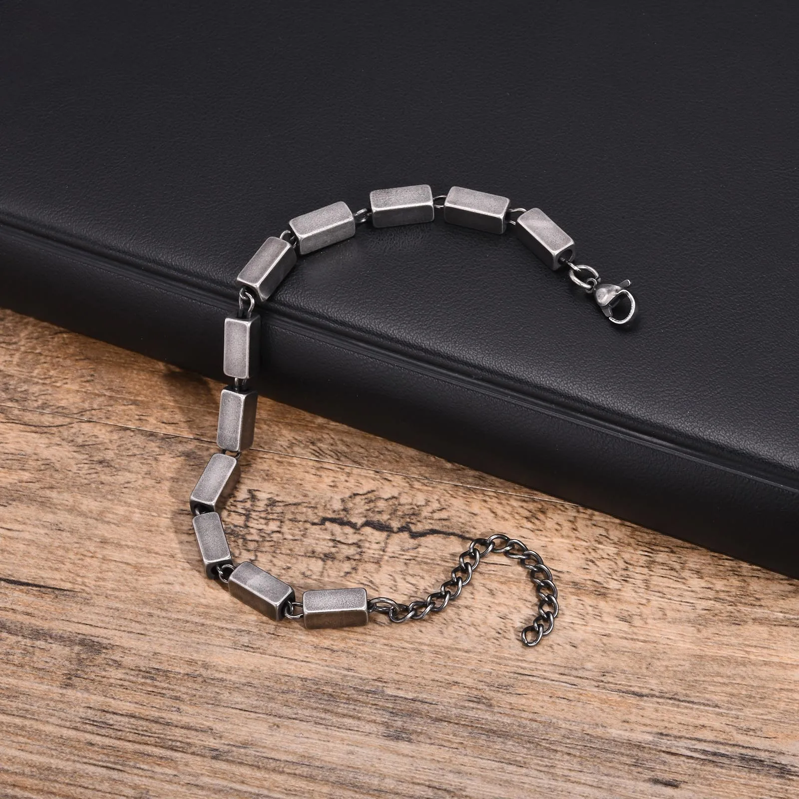 Stainless Steel Chain Charm Bracelet For Men